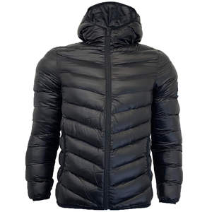Veste matelassée d'hiver pour homme - Vêtement de montagne et de neige, tissu en toile pour temps froid, col montant, logo frontal, coupe-vent, écologique - Product Image 6