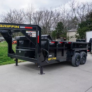 7 'x 16' Lado hidráulico Cuello de cisne Volquete Remolque Engranaje Núcleo Componentes 2ft 7K Ejes 1 año de garantía para uso agrícola Nuevas condiciones usadas - Product Image 1