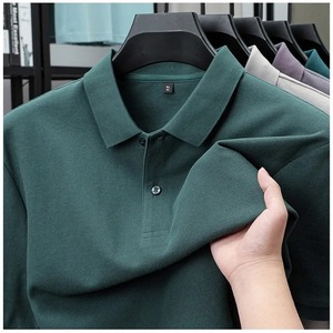 Camiseta de polo para hombre de alta calidad, nuevo estilo, 100% poliéster, Top de punto, logotipo personalizado impreso, bordado de alta calidad, OEM - Product Image 4