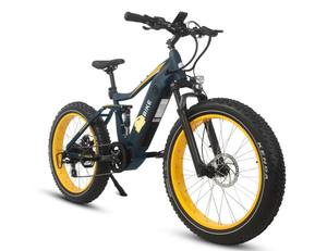 Bicicleta Eléctrica de Suspensión Completa con Llantas Anchas de la MEJOR CALIDAD, 1000W (Completamente Ensamblada) - Product Image 3