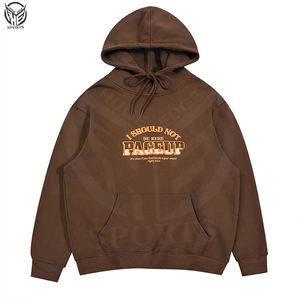 เสื้อฮู้ดฮิปฮอปแขนยาวมีฮู้ดพิมพ์ลายเสื้อสเวตเชิ้ตแฟชั่นสำหรับผู้ชายแบบสวมหัวออกแบบได้ตามต้องการ - Product Image 5