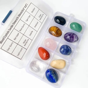 10 Uds pulso Chakra Rolling pulido piedra tratamiento espiritual cristal meditación regalo para Yoga y energía curación principiantes - Product Image 6