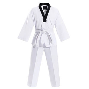 2025 Wholesale Price Custom Cotton Taekwondo Uniform Durable Factory Direct <b>Sales</b> with OEM Service Martial Arts Wear Taekwondo - Product Image 2
