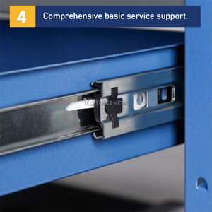 ตู้เครื่องมือโลหะแบบโมดูลาร์คุณภาพสูงขนาดใหญ่สำหรับงานหนักแบบกำหนดเองพร้อมเครื่องมือ - Product Image 3