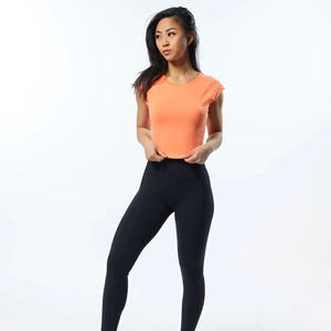 เสื้อยืดแขนสั้นเข้ารูปเซ็กซี่สำหรับผู้หญิงเสื้อยืดพอดีตัวเสื้อยืดทรงพอดีตัวมีสไตล์เสื้อครอปสำหรับผู้หญิง - Product Image 4
