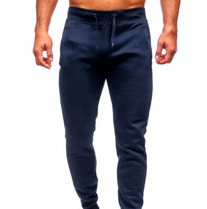 Respirant Direct Usine Logo Personnalisé Hommes de Haute Qualité Slim Fit Pantalon De Survêtement À Séchage Rapide Pantalon De Survêtement De Course Décontracté en Tissu Foncé - Product Image 1