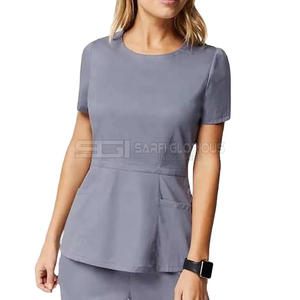 Uniformes Médicos de Verano 2025, Uniformes Clásicos de Enfermería, Conjuntos de Uniformes Médicos Elásticos y Personalizables - Product Image 5