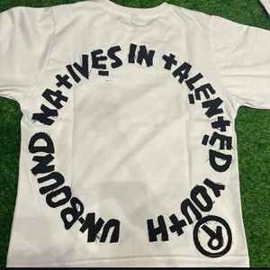 Custom 100% Cotton/Polyester Oversized Distressed Embroidery <b>Patchwork</b> Cropped T-<b>Shirt</b> High Street Style Quick Dry Breathable - Product Image 6