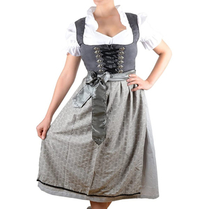 ชุดเดรส dirndl ของผู้หญิงลายลูกไม้หวานระบายอากาศได้ดีวัสดุนิ่มขายส่ง - Product Image 2