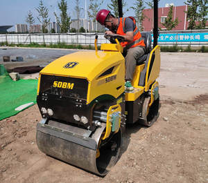 Rouleau compresseur vibrant à tambour unique, moteur diesel, pour travaux routiers, compresseur d'asphalte robuste, à prix abordable - Product Image 5