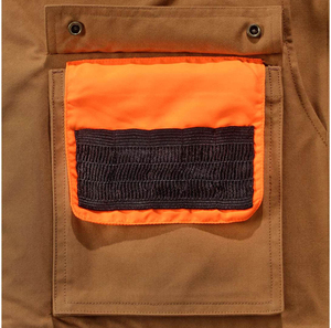 Gilet de chasse respirant en polyester avec dos en coton, multi-poches, veste de chasse d'extérieur pour hommes, équipement de chasse camouflage réglable - Product Image 5