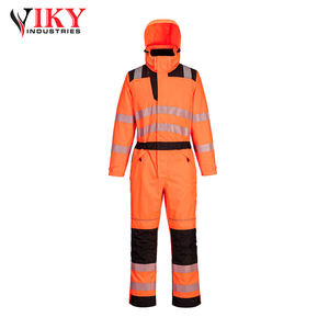 Equipo de Protección Personal, Overol con Bolsillos en el Pecho, Ajuste para Mangas Largas, Ropa de Trabajo de Alta Visibilidad, Traje de una Pieza - Product Image 4