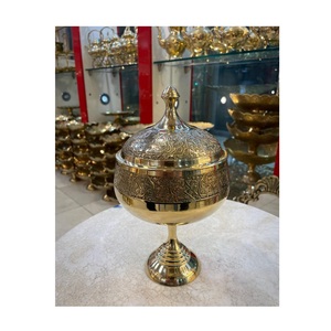 Tazón de fecha hecho a mano de diseño lujoso, tazón de fruta de Metal de Calidad exclusiva, Color dorado para utensilios de cocina, precio de exportación - Product Image 2