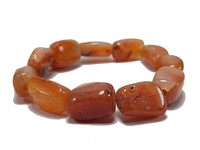 Bracelet en cristal cornaline rouge Cube perles rondes pierre cristal pierres précieuses bijoux de mode hommes et femmes cadeau énergie