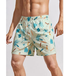 High Quality Wholesale Summer <b>Mens</b> Loose Knee-Length Casual <b>Shorts</b> Straight Fit Daily Wear Printed and Solid Pattern OEM - Product Image 2
