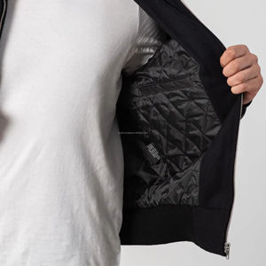 Blouson universitaire unisexe à col rond, en laine avec manches en cuir, broderie frontale, style bomber Pharaoh, uniforme d'équipe personnalisable - Product Image 6