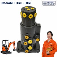 RB401-62362 RG108-89070 поворотного соединения по центру U15 для U15-4 Kubota U17 U20 U30, прямые Запчасти для мини-экскаватора