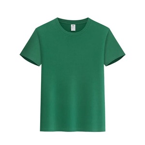T-shirt à manches courtes 100 % coton épais, logo personnalisé imprimé, tenue de travail d'entreprise, culture d'équipe, col décontracté, été, écologique - Product Image 4