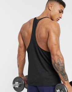 Débardeurs respirants personnalisés pour hommes vente en gros gilet de gymnastique sans manches entraînement athlétique vêtements de fitness décontractés pour l'été - Product Image 2