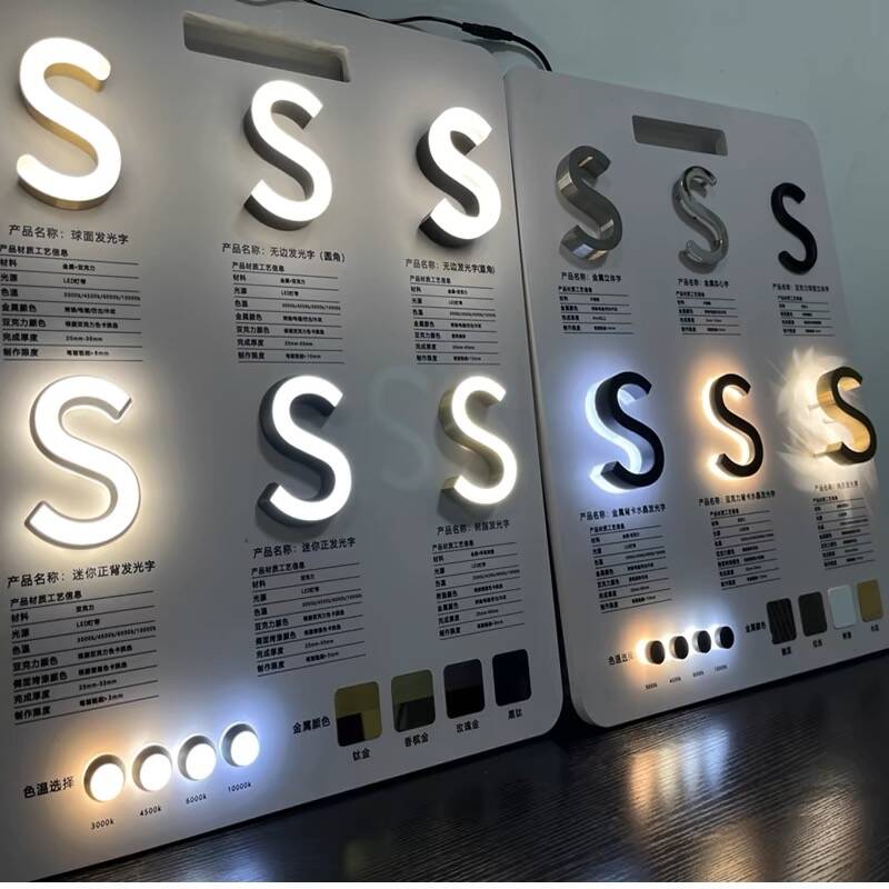 Panneau mural personnalisé en acrylique 3D avec logo d