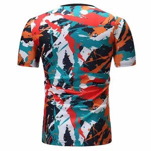 Ventes directes d'usine T-shirts pour hommes sérigraphiés personnalisés 100% coton décontracté coupe ample tissu peigné - Product Image 6