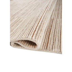 Alfombras de Lana Tejidas a Mano Contour Gold, Diseño Moderno a Rayas de Algodón, Rectangulares para Sala de Estar, Dormitorio, Pasillo, para Adolescentes -Hwl-320 - Product Image 2