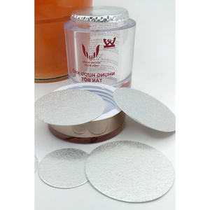 Tapa de revestimiento de tapa calentada de fabricante vietnamita, sello de inducción, cierres de botellas farmacéuticas, extrusión de marco impermeable hecha - Product Image 4