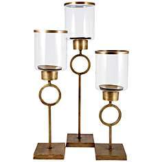 Bougie chauffe-plat à finition dorée Bougeoir à bougie design fait à la main Support votif pour la décoration de café café - Product Image 5