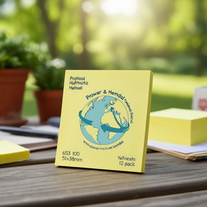 Promotional <b>Memo</b> <b>Pad</b>-Post-it Haftnotiz 653 100 Sheets 51x38mm Yellow 12-Pack - Product Image 3