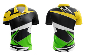 Camiseta de manga corta personalizada informal para hombre, ropa deportiva tejida de algodón, poliéster y LICRA, impresión por sublimación personalizada de Color sólido - Product Image 3