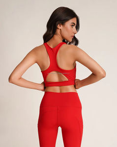 Conjunto de Yoga para Mujer al por Mayor 2026, Espalda Cruzada, Cinturón Decorativo Frontal Moderno, Alta Calidad, Resistente al Agua, Transpirable, Spandex/Nylon - Product Image 6