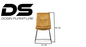 Sillas de Bar Italianas de Madera Maciza Moderna de Lujo con Base de Metal, Alta Calidad para Uso Comercial en Hogar, Bar, Hotel y Comedor - Product Image 2