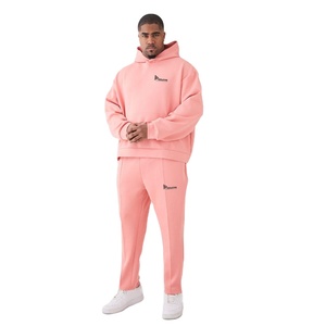 Ensemble de survêtement décontracté pour homme, à capuche, uni, deux pièces, fabriqué au Pakistan, service OEM - Product Image 1