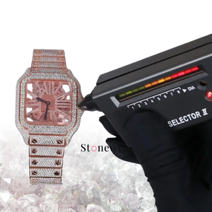 Hip Hop de lujo para GIA certificado reloj mecánico Solar para Hombres Nuevo VVS Moissanite y Diamante Natural oro automático moda - Product Image 4