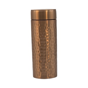 Sleek Insulated Copper Flask with Rounded Leak-Proof Cap Eco-Friendly Drinkware with Free Sample Available - Product Image 2