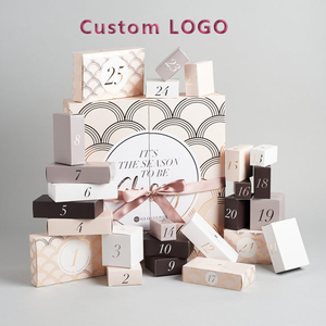 Calendrier de l'Avent personnalisé vide de luxe carton papier cadeau beauté cosmétique emballage compte à rebours tiroir boîte noël avent - Product Image 6