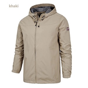 Otoño Invierno estilo europeo deportes rompevientos soporte cuello cremallera chaqueta silicona Logo lana a prueba de viento para hombres/mujeres/parejas - Product Image 5