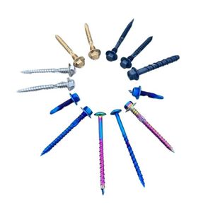 Vis en acier inoxydable métrique DSS 550 antirouille, revêtement PVD coloré, écrous hexagonaux 304, résistants aux vibrations, norme NAS 3350, personnalisés - Product Image 1