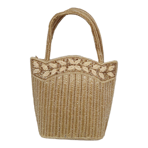 2024 Latest Designer <b>Beaded</b> <b>Handbag</b> Ladies Purse <b>Beaded</b> Bag <b>Handbag</b> at Wholesale Price From India - Product Image 1