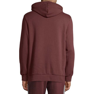 Sweats à capuche personnalisés en gros pour l'hiver, en polyester et coton, teint uni, respirant, avec poche, motif uni, haute qualité - Product Image 2
