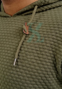 Conception tricolore confortable 500GSM pull sweats à capuche pour hommes personnalisé DTF imprimé logo surdimensionné sweats à capuche pour hommes Service OEM - Product Image 5