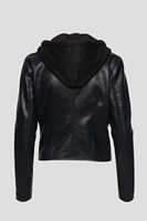 Nouvelle arrivée, veste de moto en cuir d'agneau véritable pour femmes, design personnalisé de haute qualité, tendance, tricotée, réversible