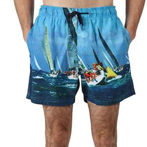 Venta al por mayor entrenamiento personalizado hombres sublimación pantalones cortos de secado rápido estiramiento Fitness correr hombres sublimación pantalones cortos - Product Image 3