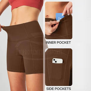 Short de yoga taille haute pour femme le plus vendu nouveau style short de fitness résistant respirant et confortable - Product Image 3