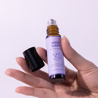 Ensemble de 10 ml d'huiles essentielles en roll-on, marque privée OEM, 100% pures et naturelles, pour l'aromathérapie, soulagement du stress, sommeil et énergie