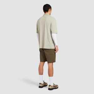 Shorts d'été personnalisés pour hommes, décontractés, en toile et polyester, avec cordon de serrage, taille mi-haute, poches, imprimés, tricotés - Product Image 2