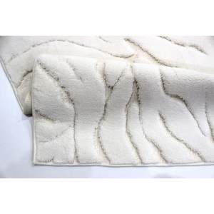 Frances Recycled Cotton Yarn Dyed Jacquard Bath & Shower Rug <b>Mats</b> Custom Production Made in Turkey 60x100cm - Product Image 2