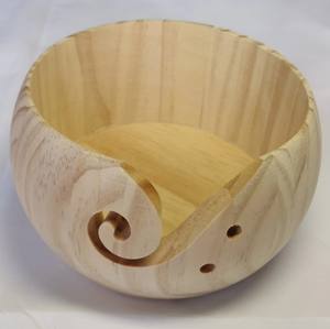 Tazón de hilo de madera duradero Soporte elegante Perfecto para mantener el hilo ordenado y crear un hermoso espacio de trabajo artesanal - Product Image 4