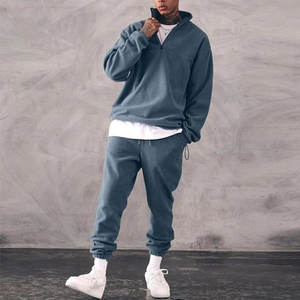 Sudadera Deportiva de Felpa con Media Cremallera y Bordado Personalizado de Fabricante Mayorista OEM - Product Image 1