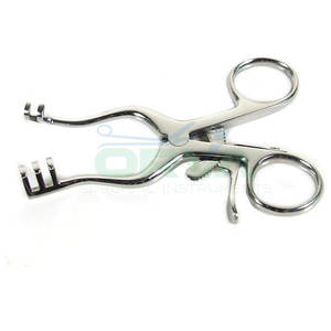 Retractor veterinario profesional de alta calidad 7 instrumentos veterinarios de acero inoxidable Blunt 4X4 en ángulo - Product Image 1